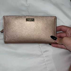 Kate Spade Rose Gold Wallet